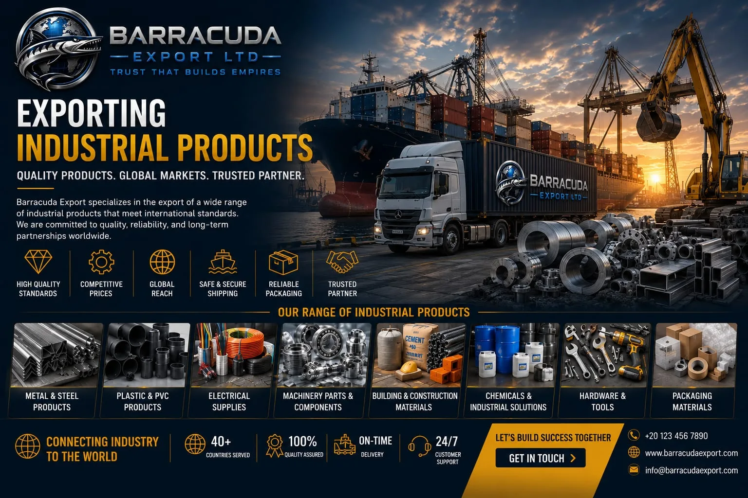 Barracuda Export – Industrial Products Export